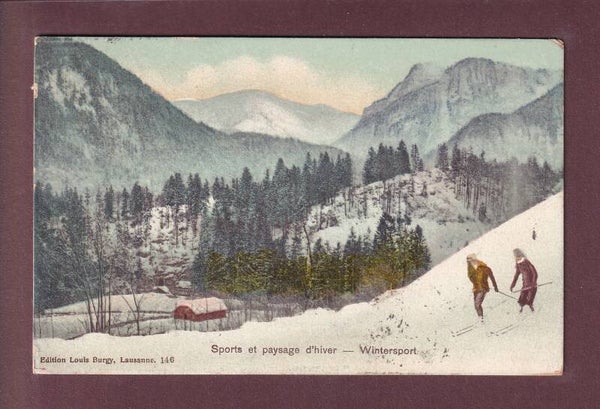 SPORTS ET PAYSAGE D'HIVER