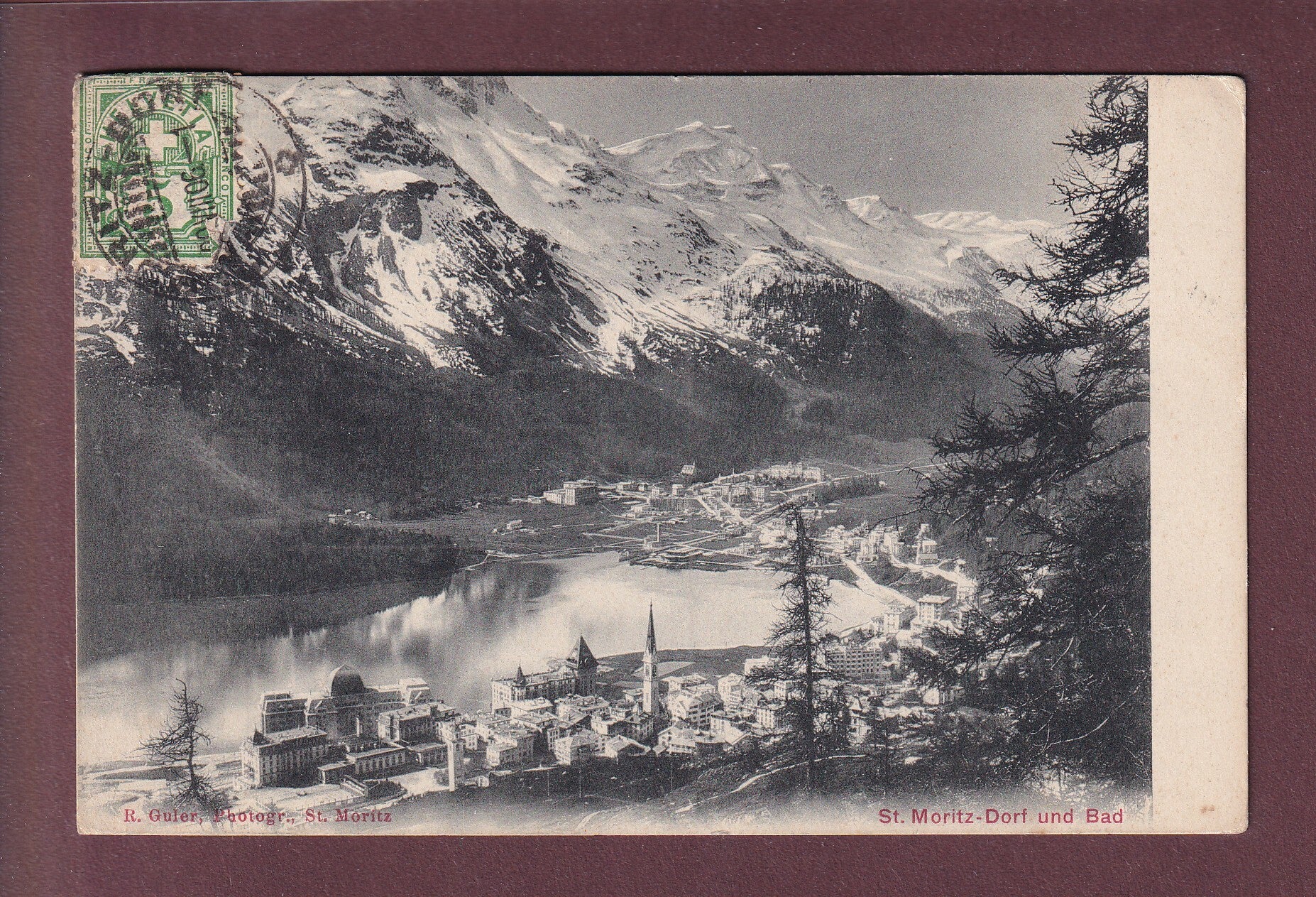 ST. MORITZ-DORF und BAD - 1906