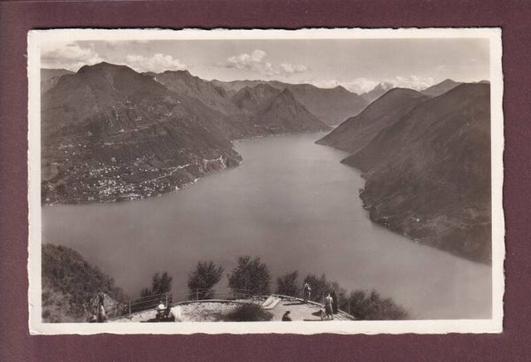 MONTE BRE e sfondo di Porlezza - 1936