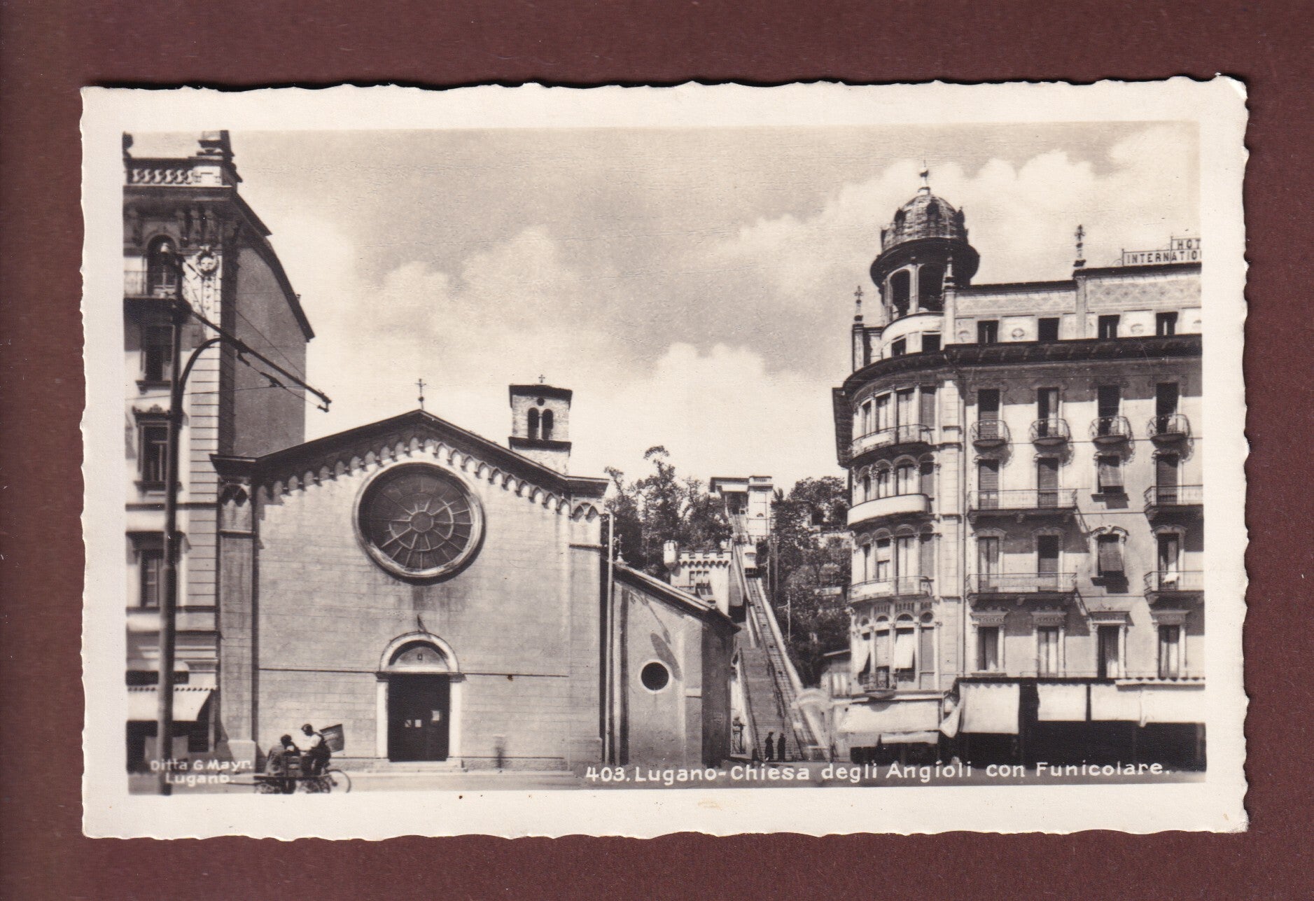 LUGANO - Chiesa degli Angioli - Funicolare