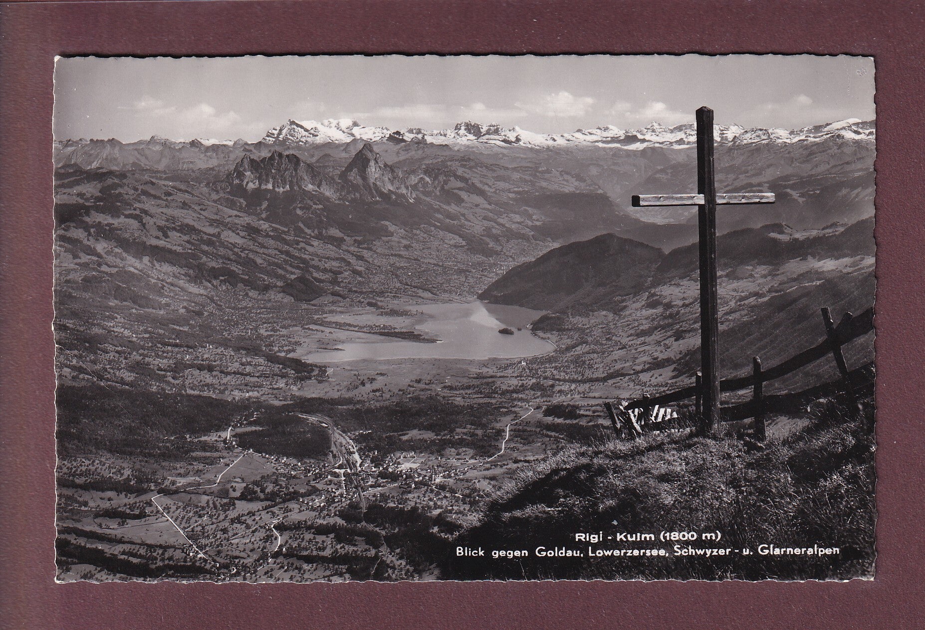 RIGI-KULM - Goldau - Lowerzsee - 1952