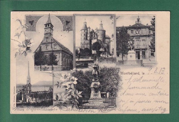 MONTBELIARD - Multivues - 1913 // déchirure //