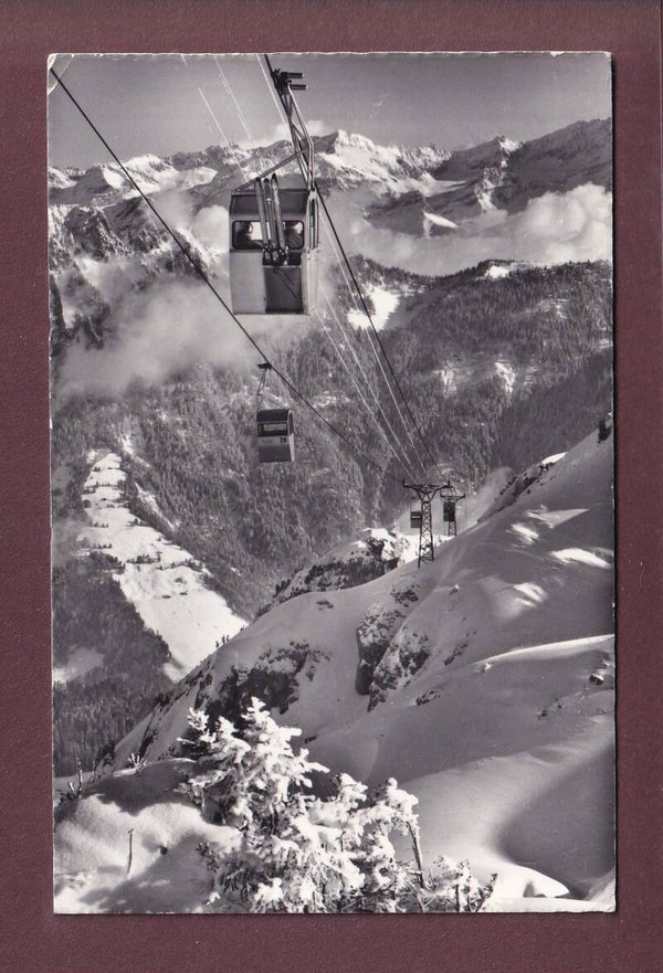 LEYSIN - Téléphérique de la Berneuse - 1962