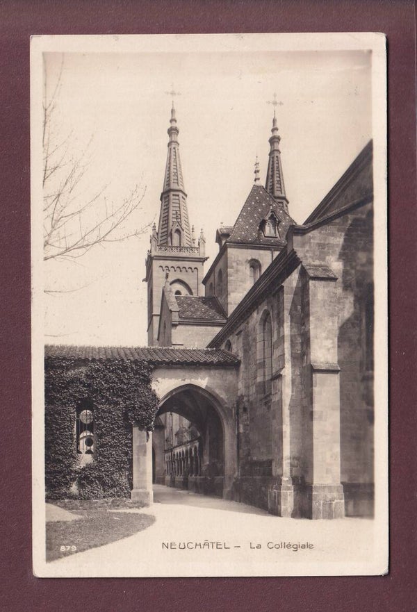NEUCHÂTEL - La Collégiale - 1928