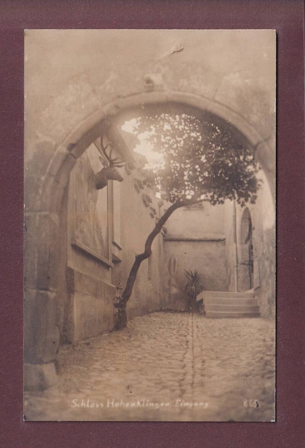 SCHLOSS HOHENKLINGEN - Eingang - 1922