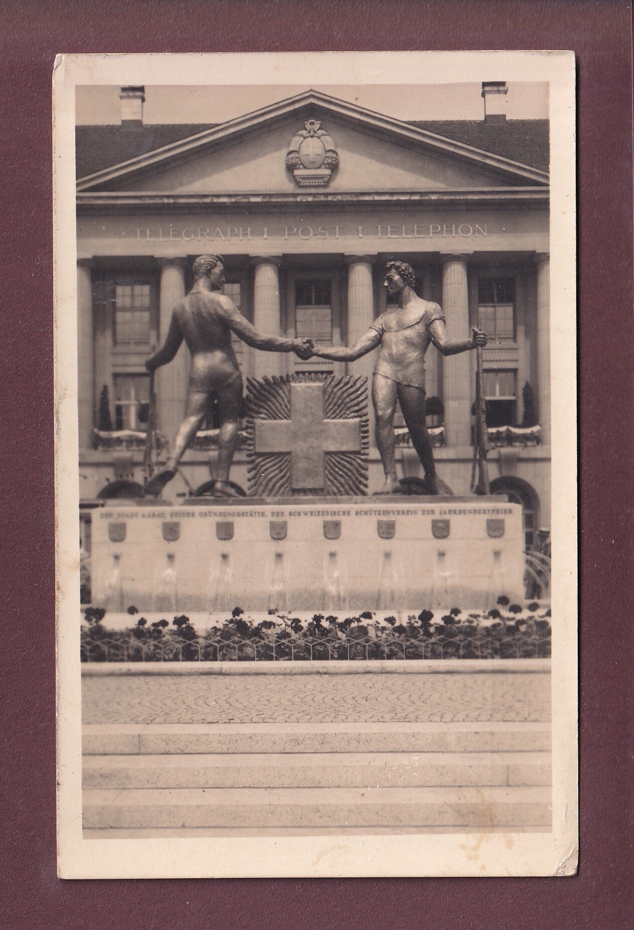 Foto - AARAU - Schützendenkmal - 1924