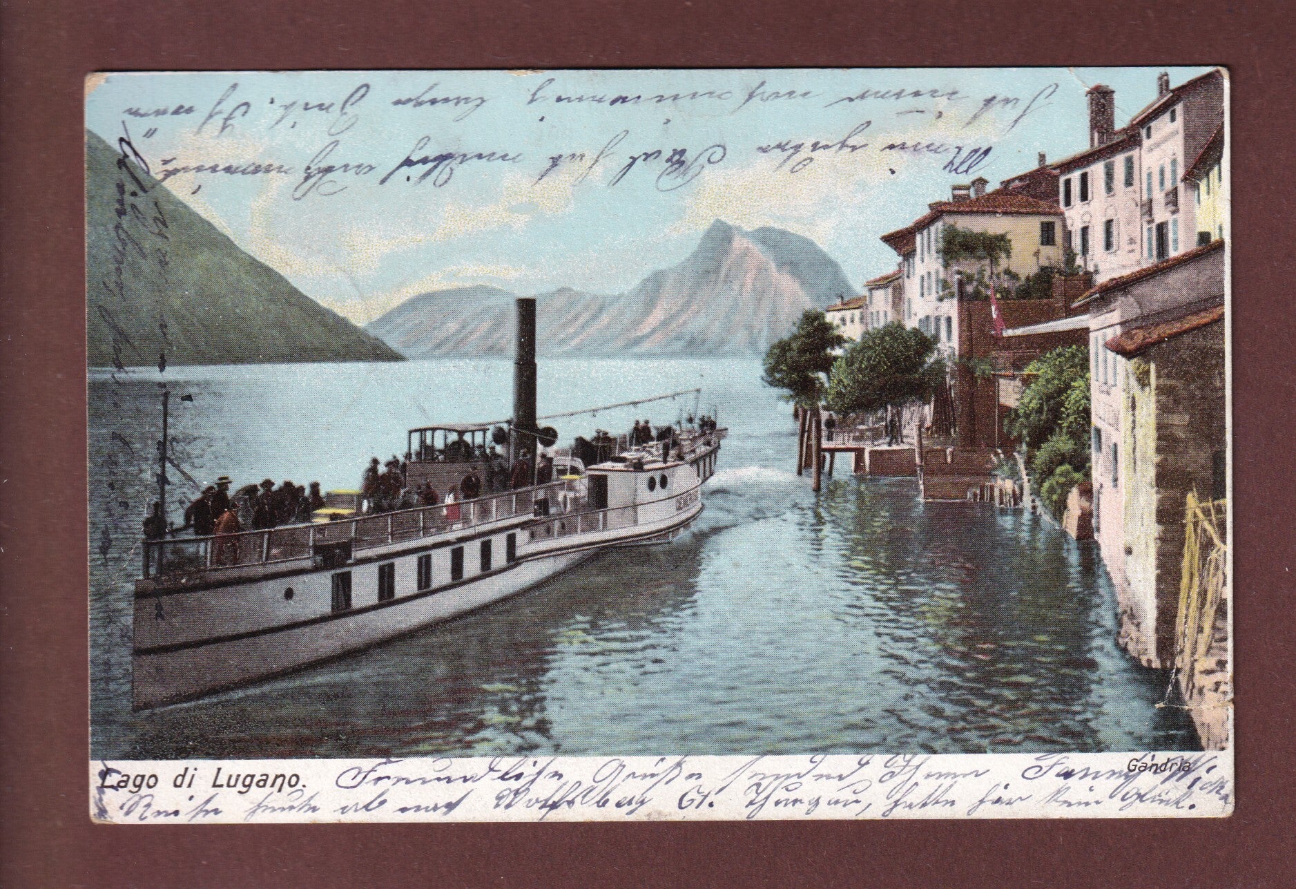 GANDRIA - Nave - 1904 // plis d'angle //