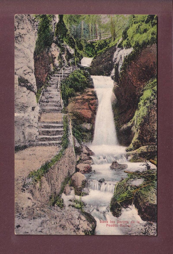 Dans les Gorges de la POUËTA RAISSE - 1915