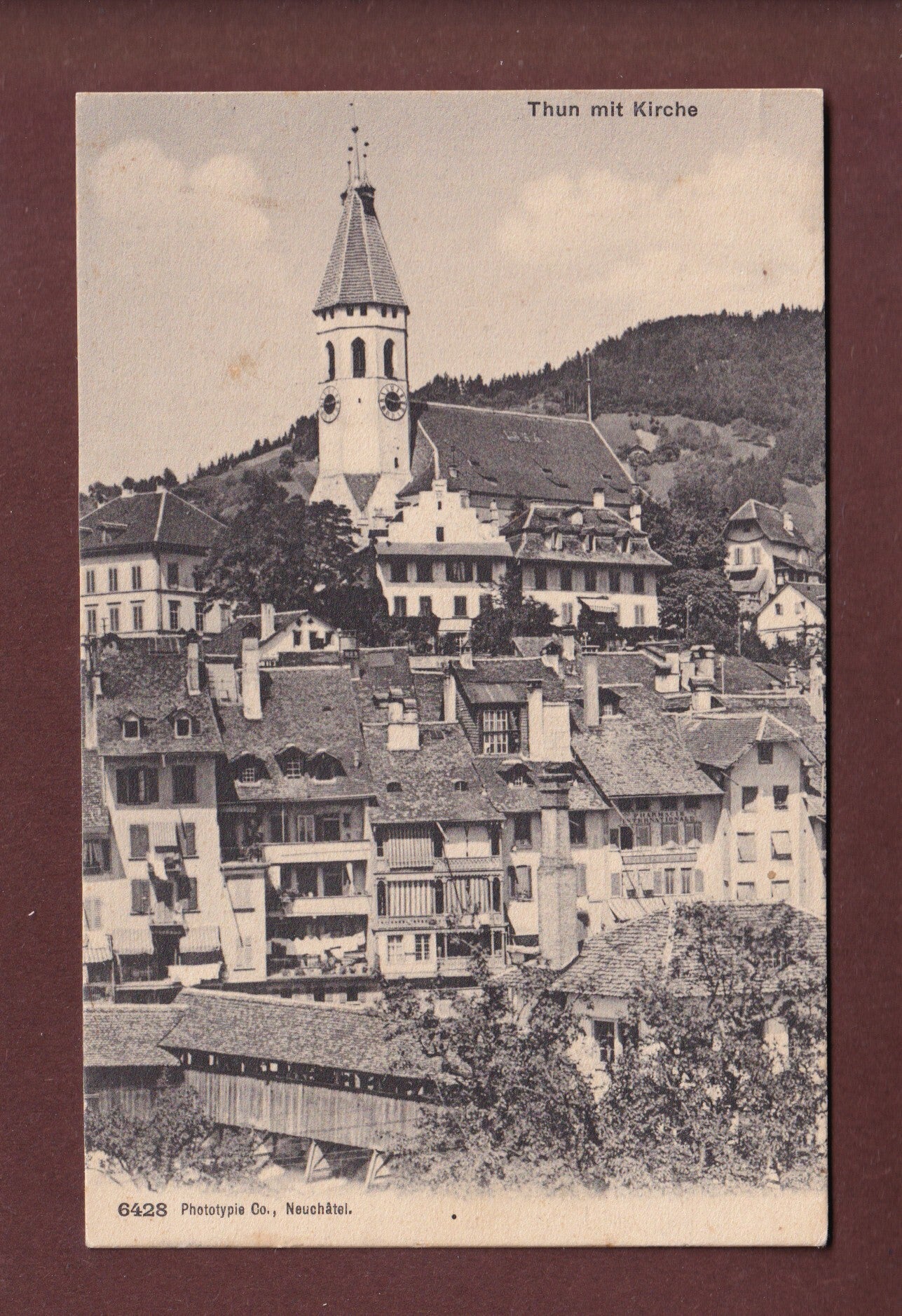 THUN - Teil mit Kirche