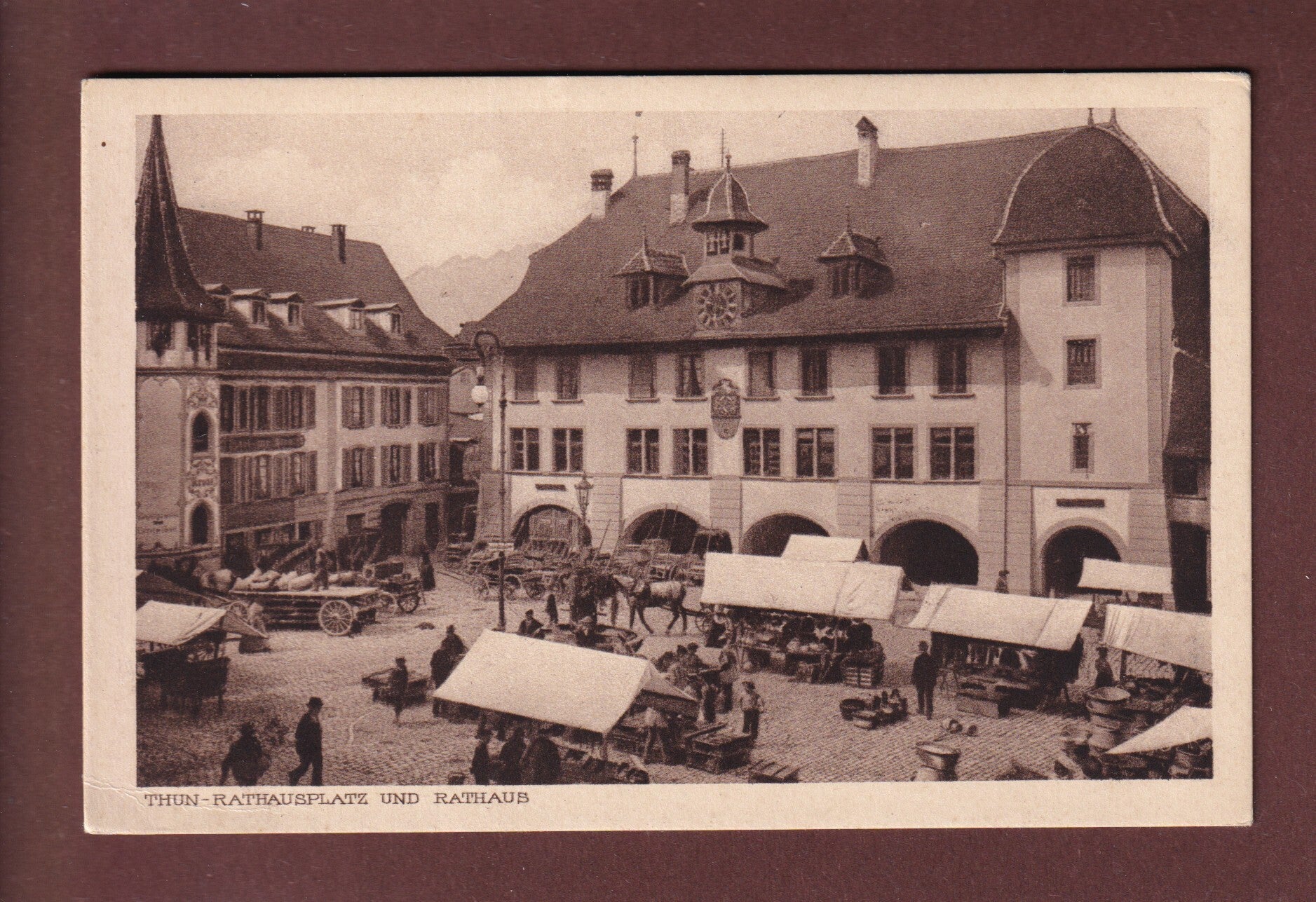 THUN - Rathausplatz - Markt