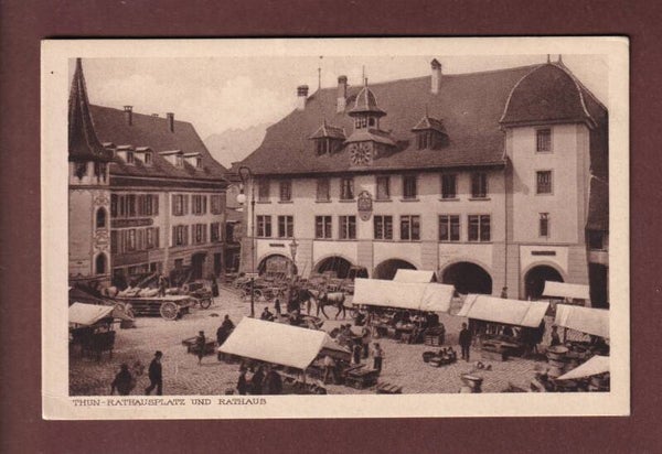 THUN - Rathausplatz - Markt