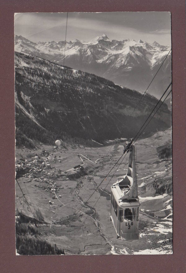 Luftseilbahn LEUKERBAD-GEMMIPASS - 1958 // Falte //