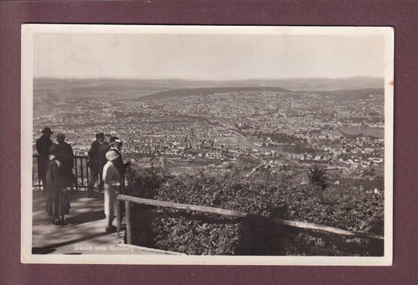 ZÜRICH vom Uetliberg - Leute - 1932