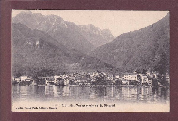 ST. GINGOLPH depuis le lac - 1906