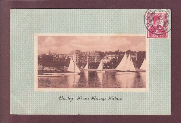 LAUSANNE - Ouchy - Beau-Rivage Palace - 1909