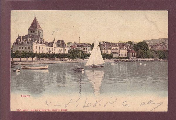 LAUSANNE - Ouchy - Château - 1902 CPN