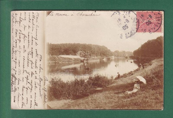 Photo - La Marne à CHARENTON - 1905