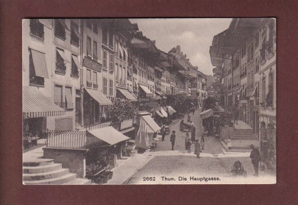 THUN - Die Hauptgasse - Coiffeur - 1908