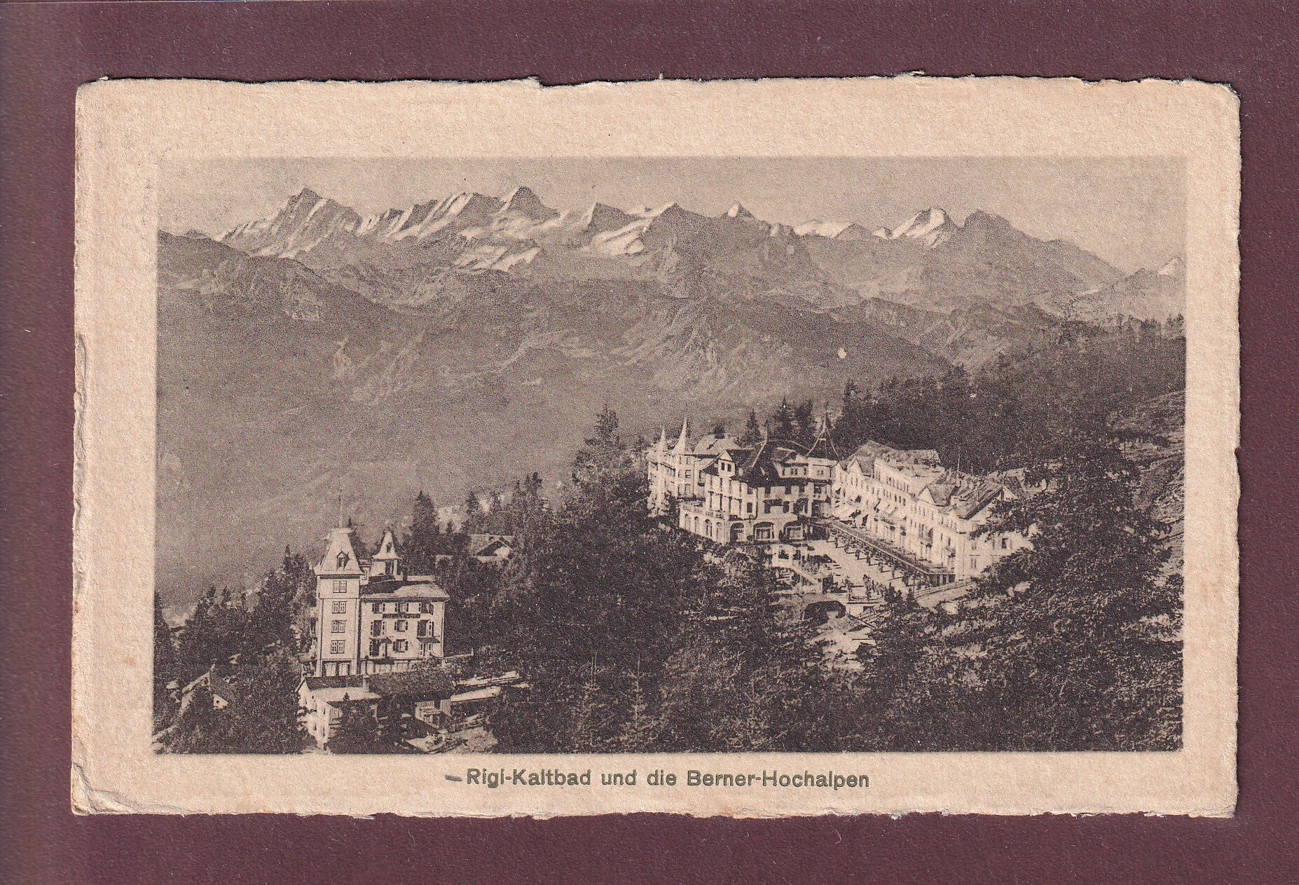 RIGI-KALTBAD - Berneralpen - 1912