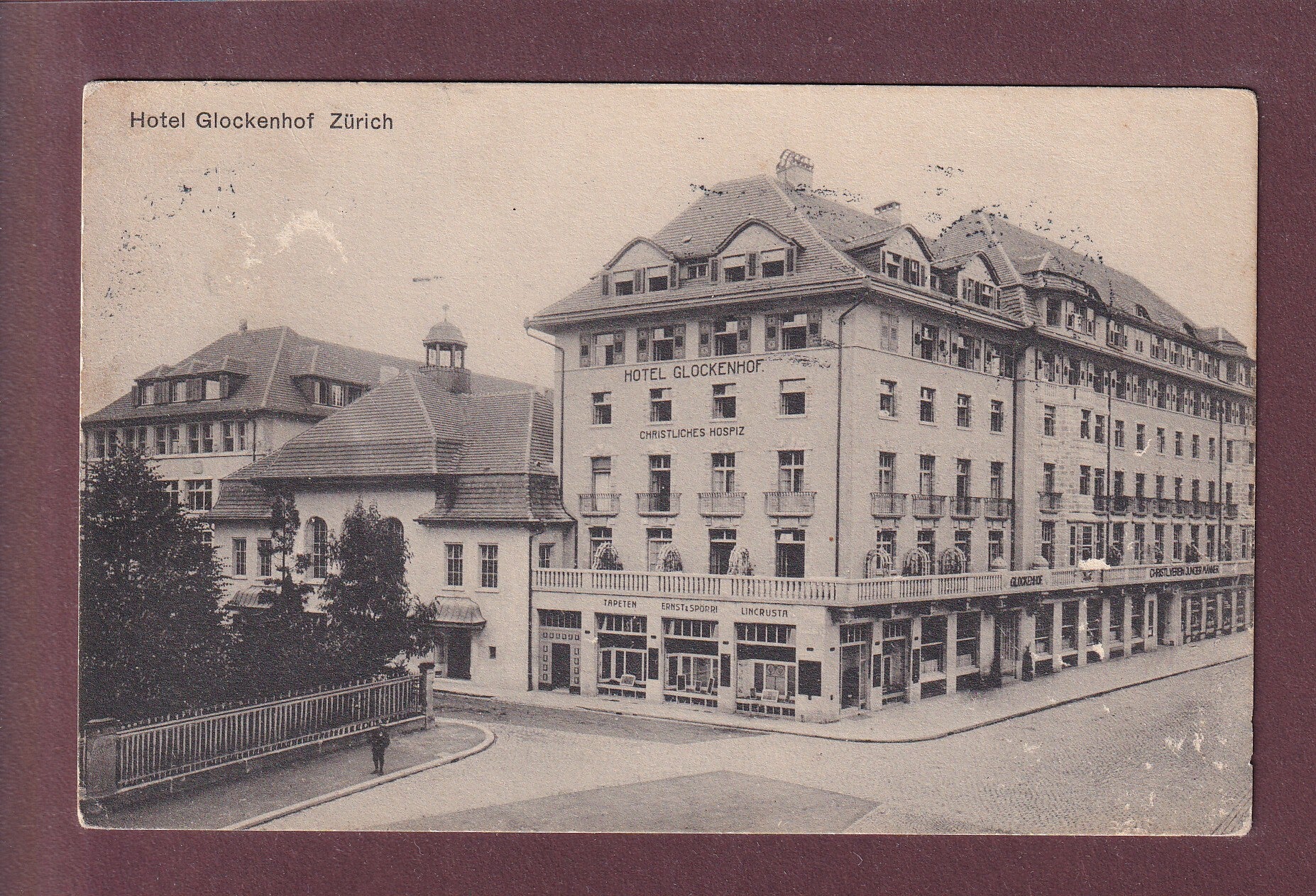 ZÜRICH - Hotel Glockenhof - 1913 // leicht gefaltet //