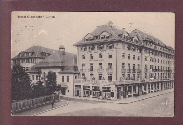 ZÜRICH - Hotel Glockenhof - 1913 // leicht gefaltet //