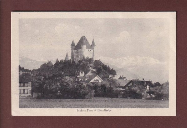 THUN - Schloss und Blümlisalp