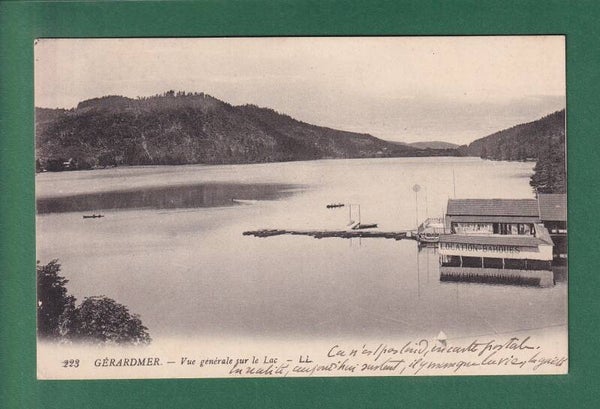 GERARDMER - Le Lac - 1914