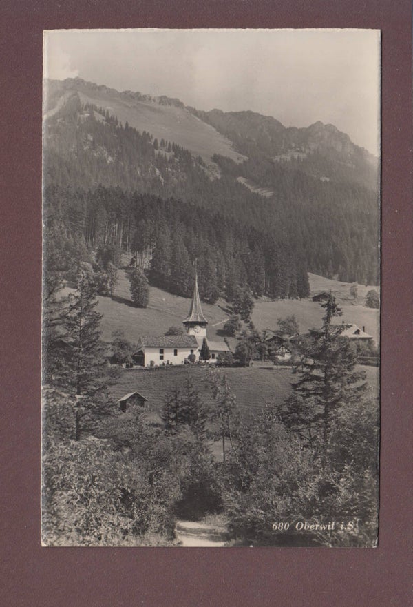 OBERWIL - Kirche - 1953