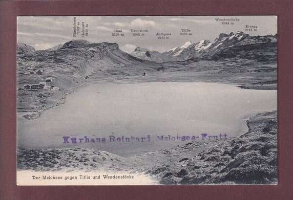 MELCHSEE - Wendenstöcke - 1908