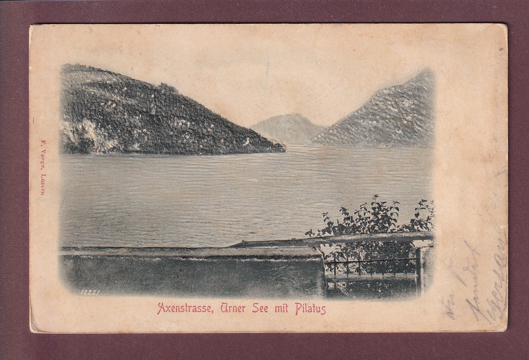 AXENSTRASSE - Urnersee - RELIEF - 1902