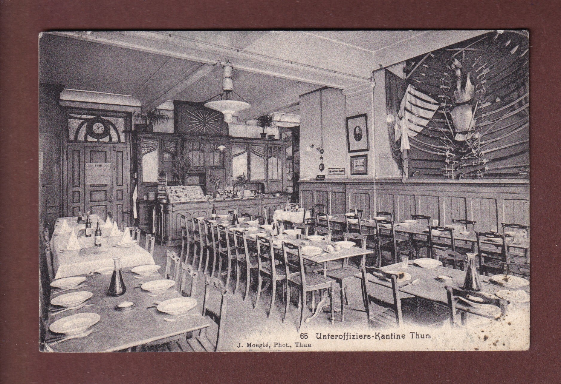 THUN - Kaserne - Unteroffiziers-Kantine - 1910