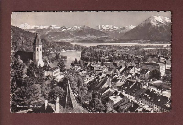 THUN und die Alpen - 1946 // Eckbug //