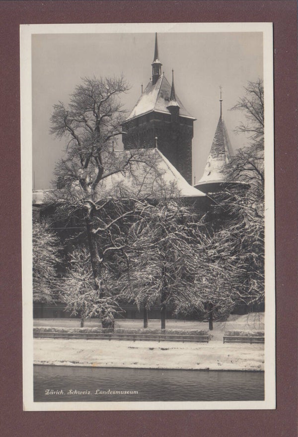 ZÜRICH - Landesmuseum - Schnee - 1929