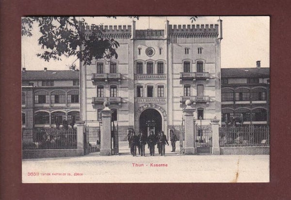 THUN - Kaserne - Hauptportal - 1907 Feldpost