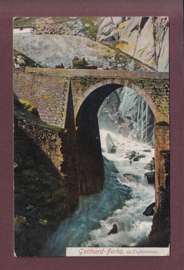 TEUFELSBRÜCKE - Kutsche - 1907