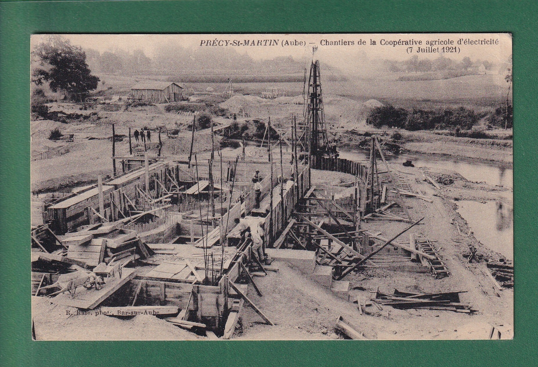 PRECY-SAINT-MARTIN Chantiers de la Coopérative agricole 1921