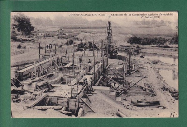 PRECY-SAINT-MARTIN Chantiers de la Coopérative agricole 1921