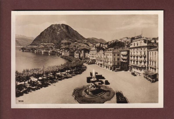 LUGANO - Fontana Bossi - 1933
