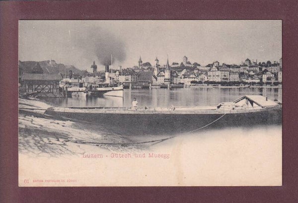 LUZERN - Gütsch - Musegg - Boot