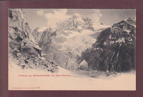 Aufstieg zur Matterhornhütte - DENT BLANCHE