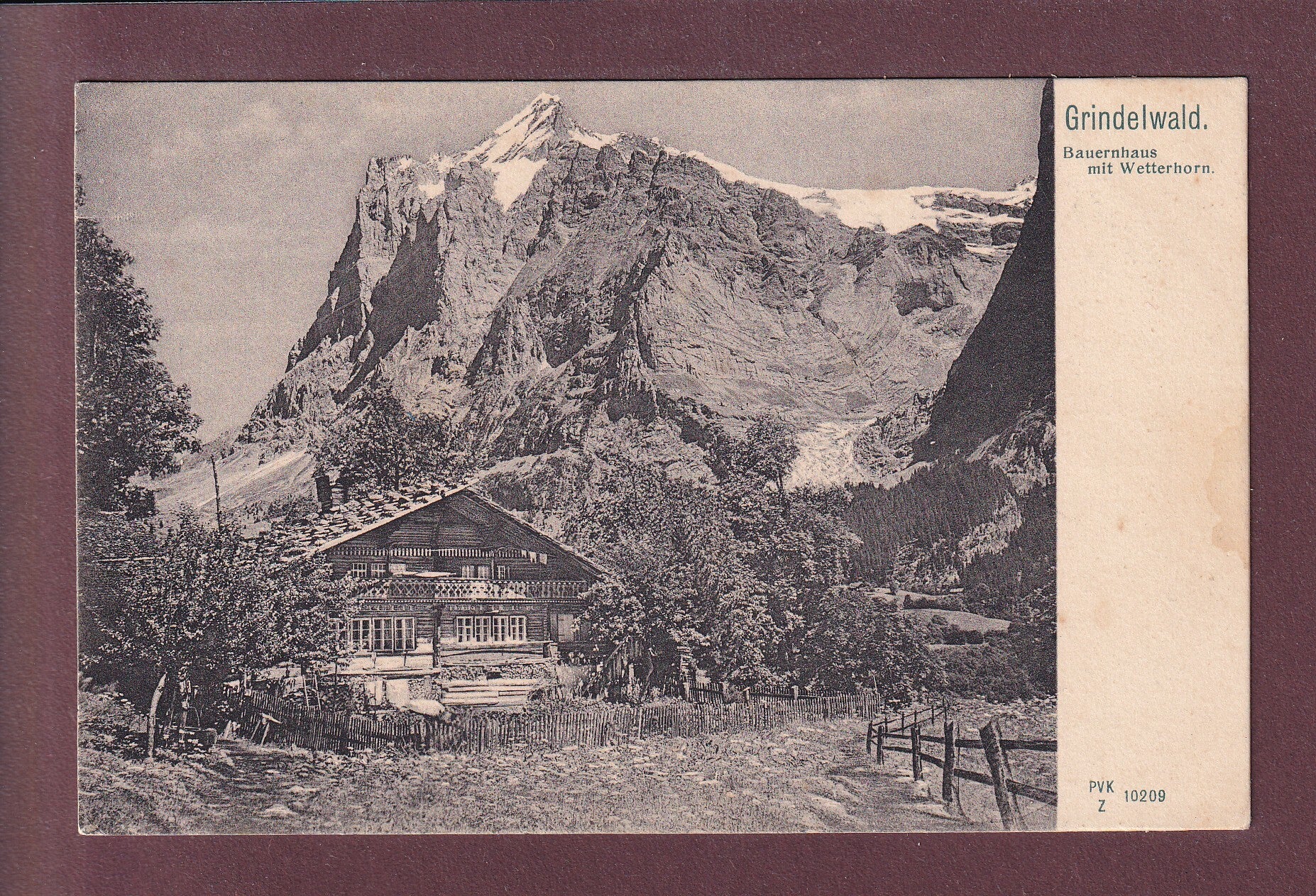 GRINDELWALD - Bauernhaus - Wetterhorn