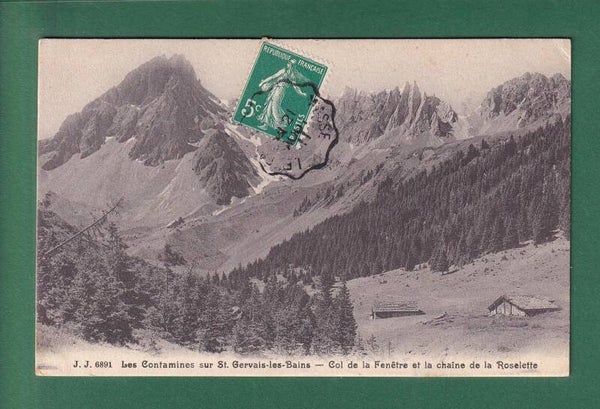 LES CONTAMINES sur St. Gervais-les-Bains - 1911