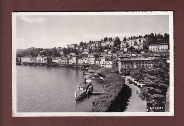 LUGANO - Quai  - Nave - 1951