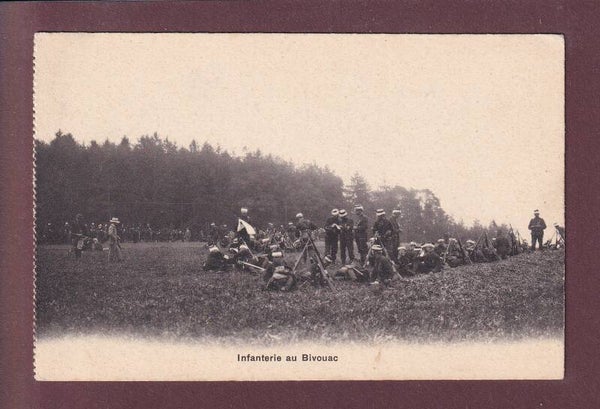 MILITAIRE - Infanterie au bivouac