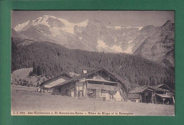 LES CONTAMINES sur St. Gervais-les-Bains - 1914