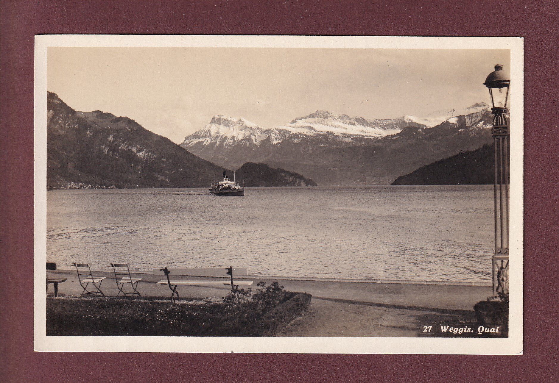 WEGGIS - Quai - Schiff