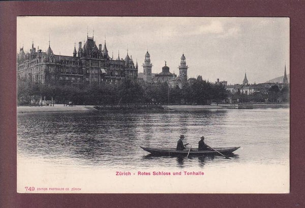 ZÜRICH - Rotes Schloss - Tonhalle - Boot