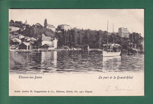 THONON-LES-BAINS - Le Port - 1902