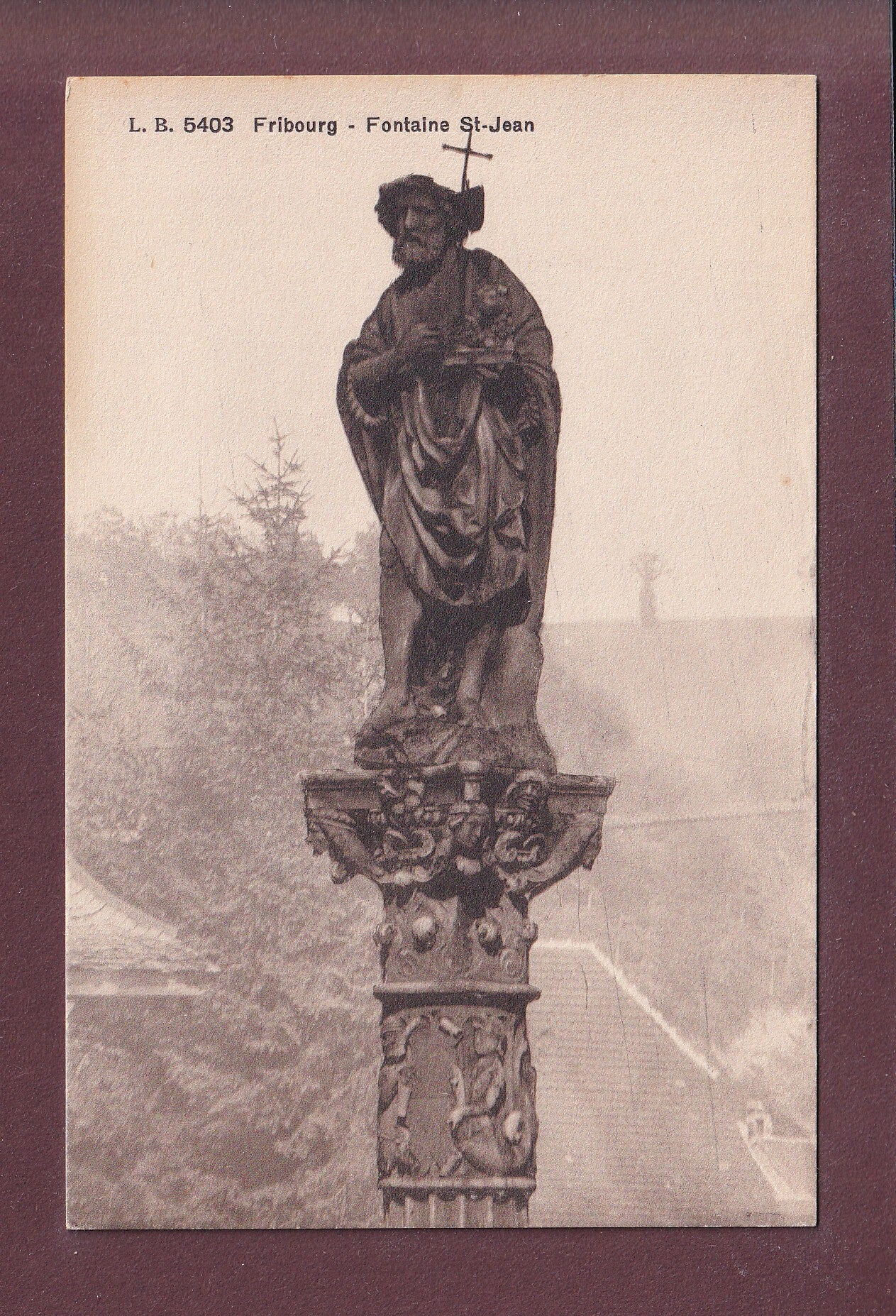 FRIBOURG - Fontaine St. Jean - Détail
