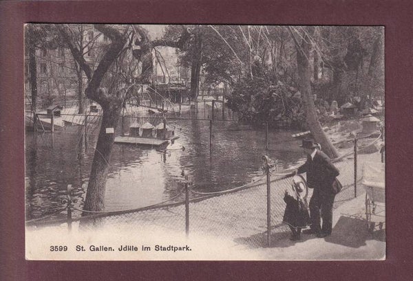 ST. GALLEN - Im Stadtpark - 1907